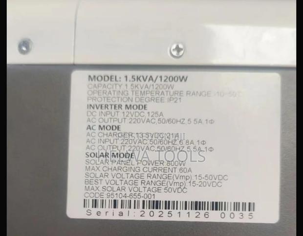Hybrid Inverter Low Frequency 12v, 1.5 Kva - thumbnail 2