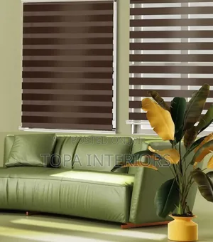 Roll Up and Down Zebra Horizontal Office Roller Window Blinds