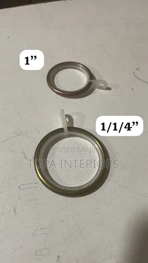 Smooth Sliding Silent Drapery Curtain Rings With Plastic Rubber