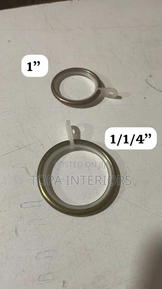 Smooth Sliding Silent Drapery Curtain Rings With Plastic Rubber