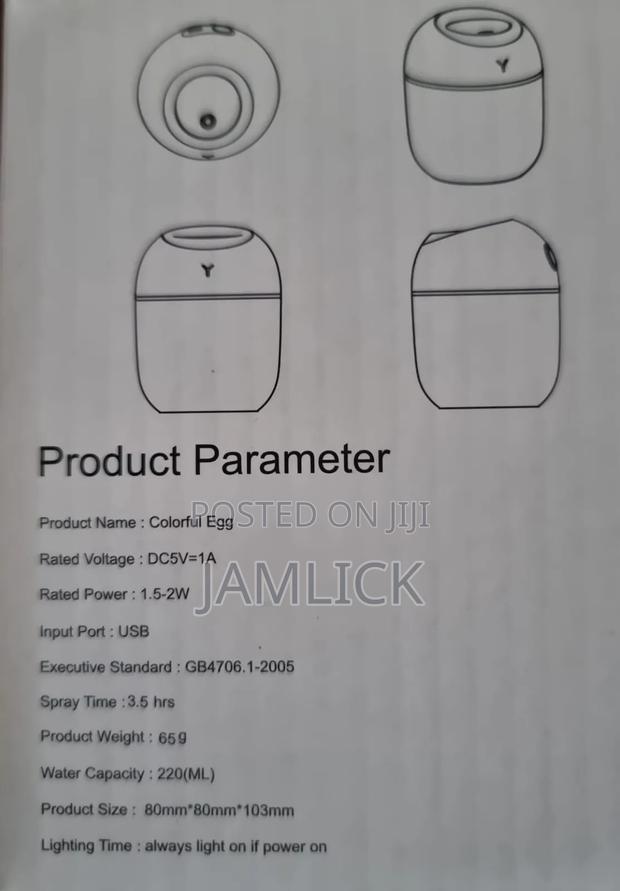 Little Y Usb Colourful Egg Humidifier - Pm - thumbnail 3
