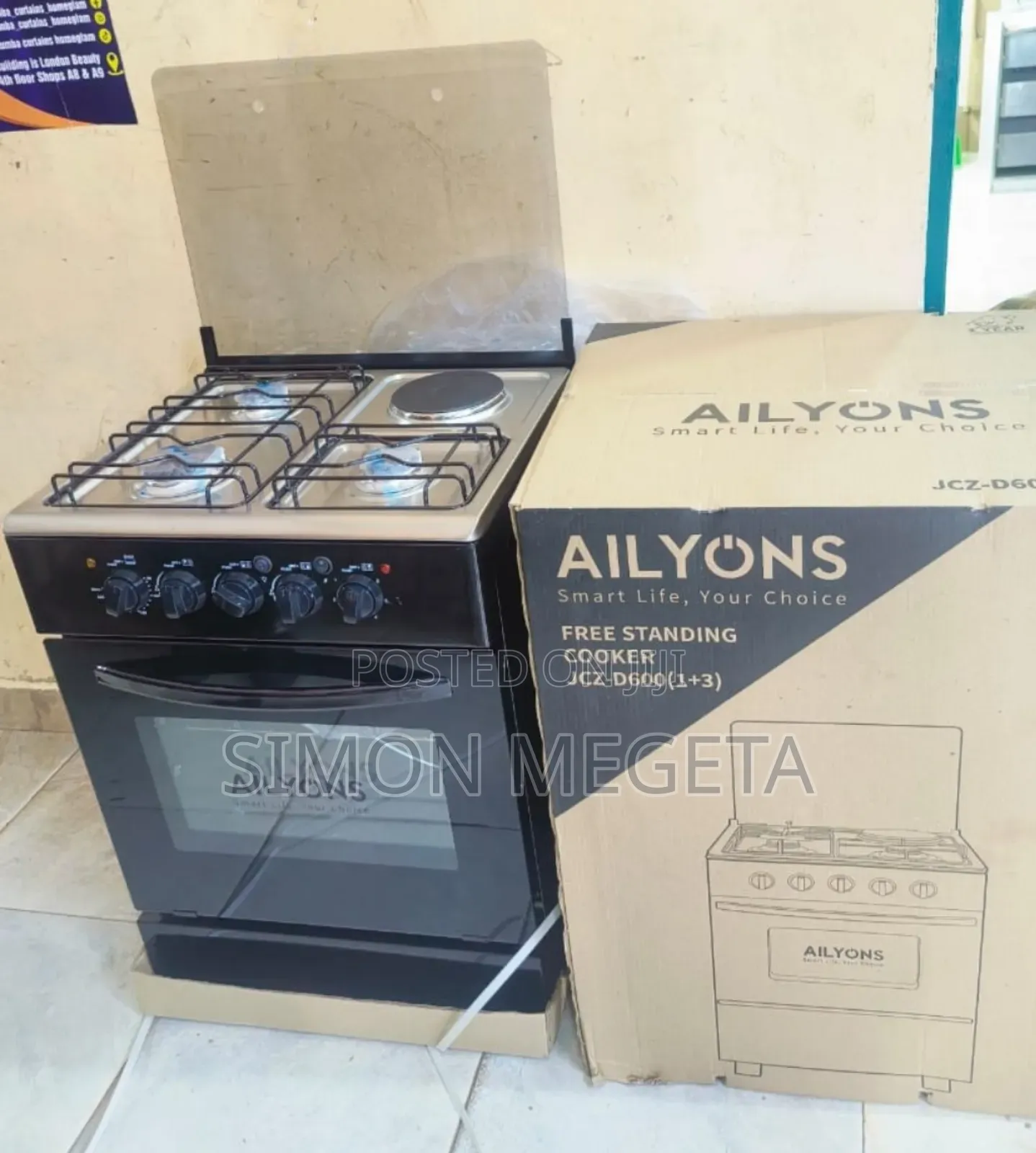 Ailoyns 60 by 60 Standing Cooker