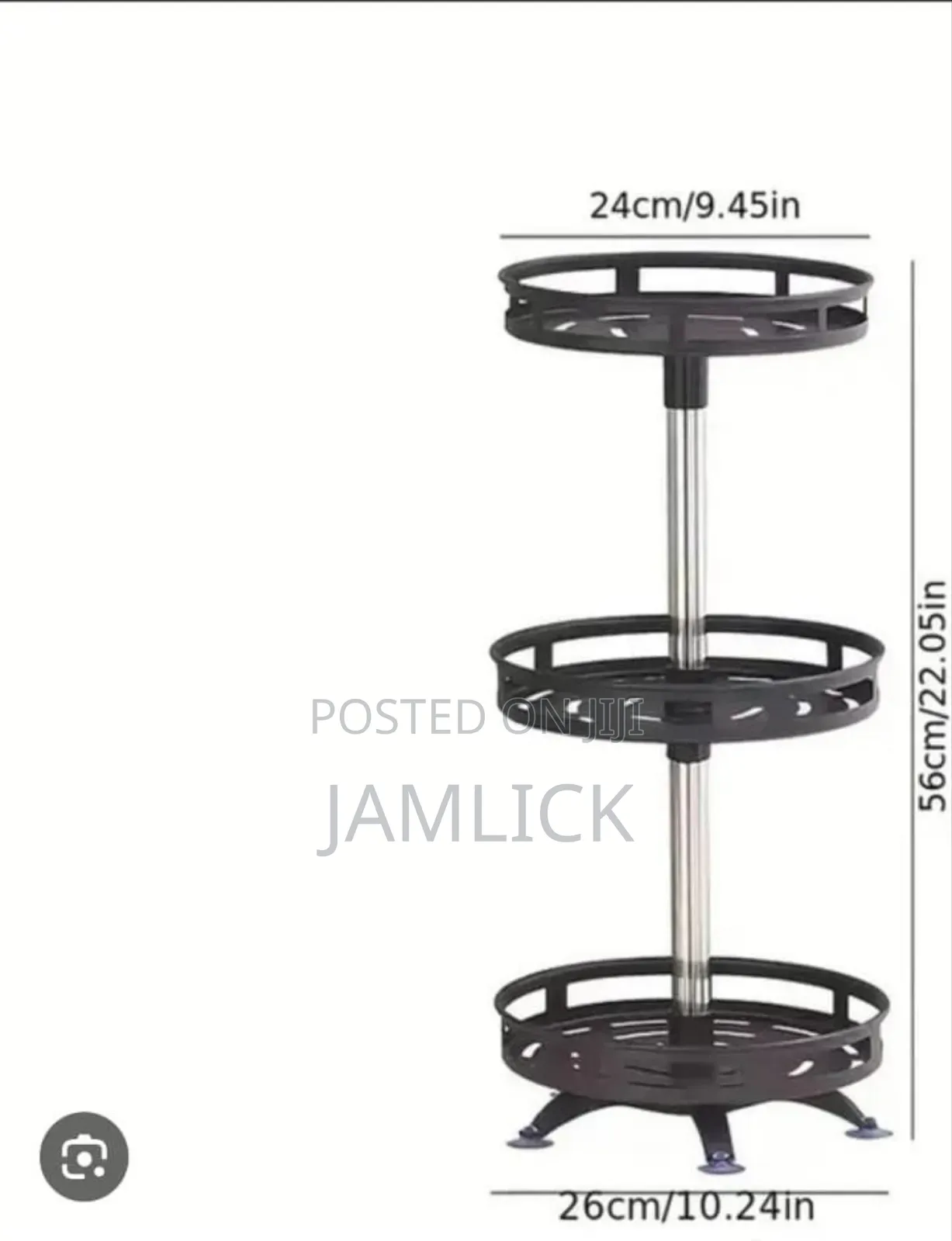 Multifunctional 3-Tier Rotating Shelving - Pm