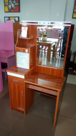 Elegant Dressing Table Set With Stool and Led Mirror