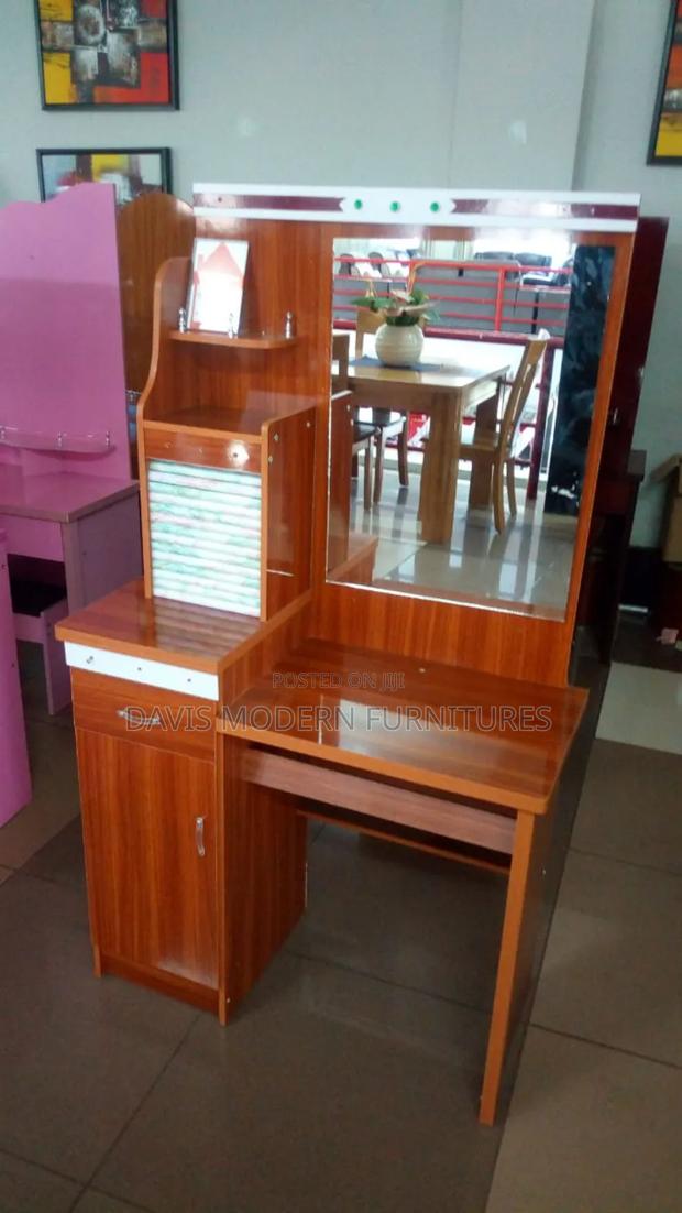 Elegant Dressing Table Set With Stool and Led Mirror - main view