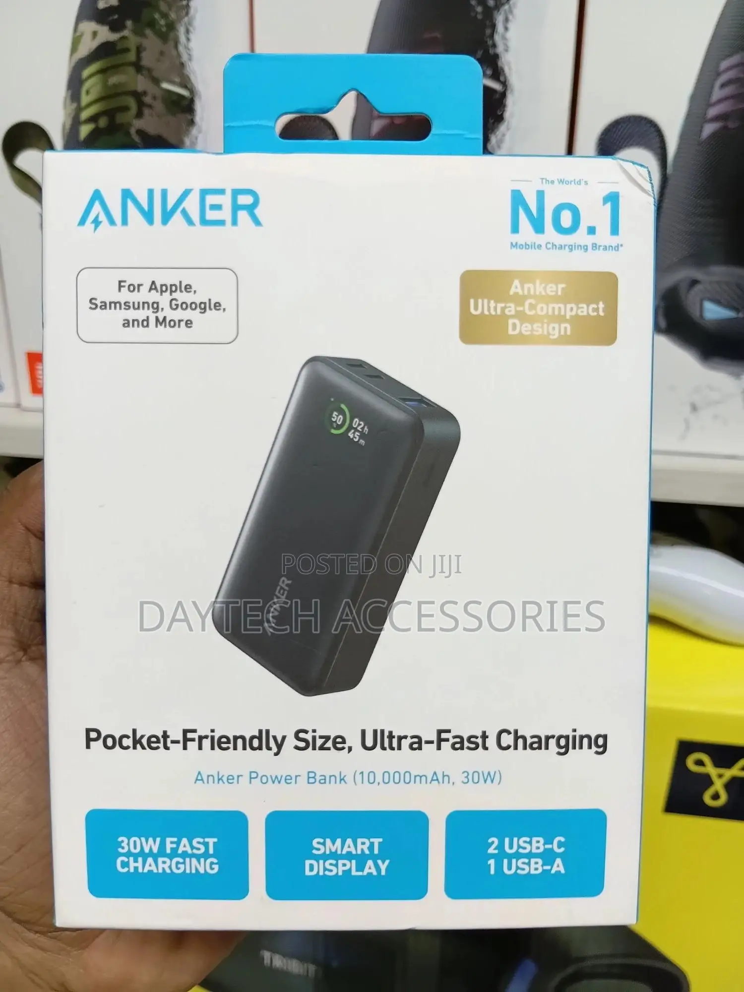 Anker 533 Powercore 30w Pd Power Bank 10000mah - Black
