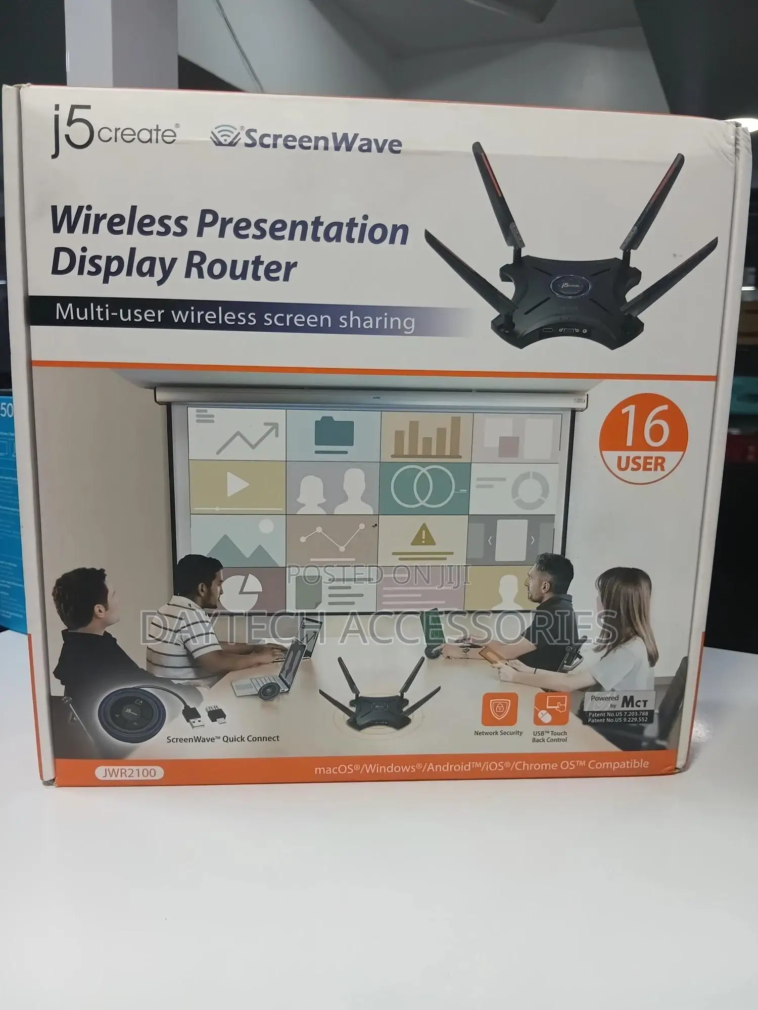 The J5create Screenwave Wireless Presentation Display Router (Jwr2100)