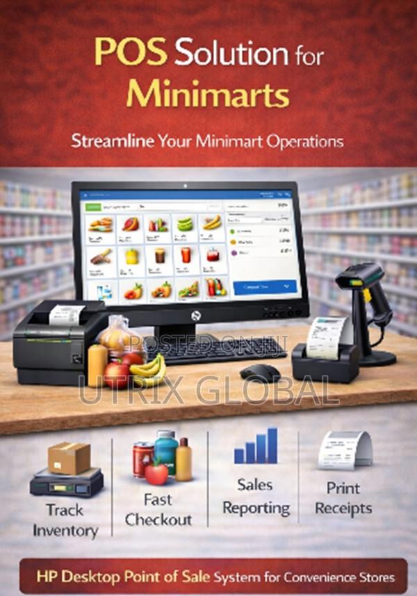 Minimart Pos System With Stock Control And Sales Reports - main view