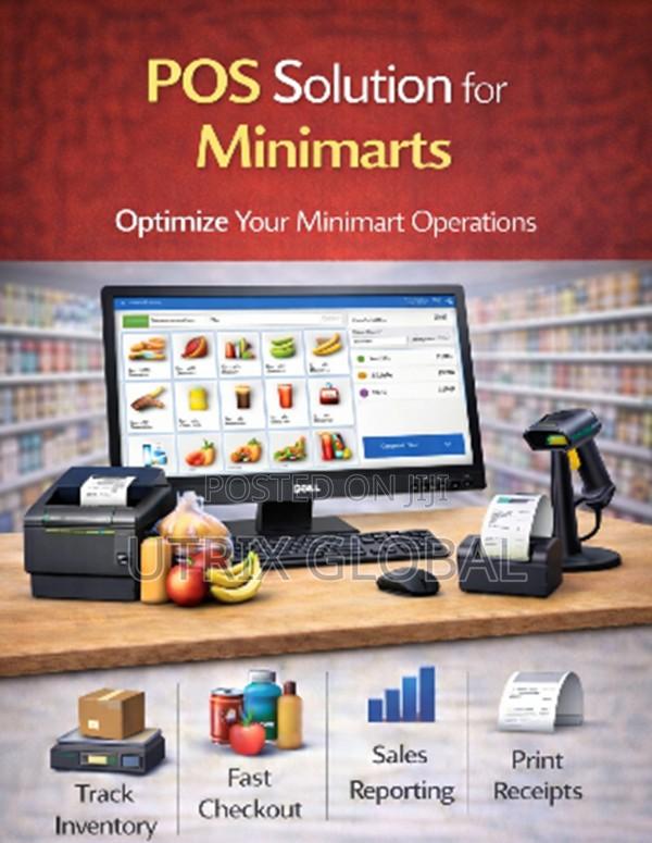 Minimart Pos Software With Barcode Billing And Reports - main view
