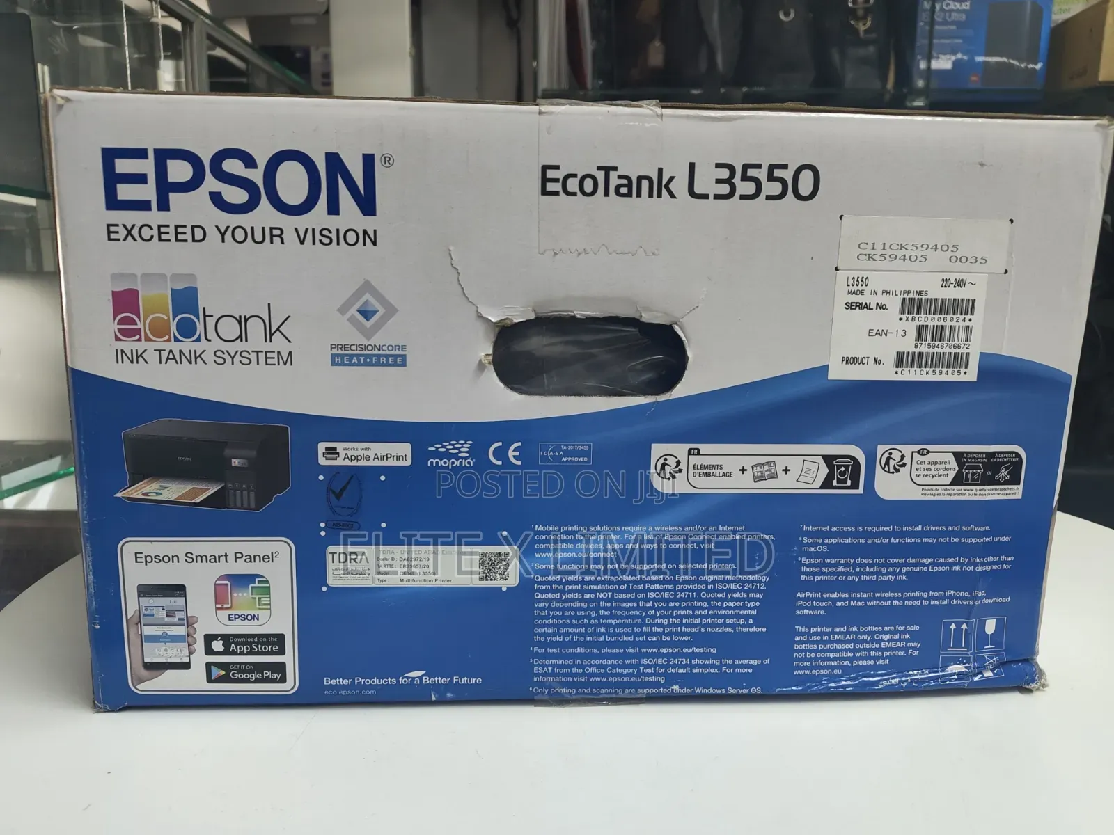 Epson Ecotank L3550 Printer