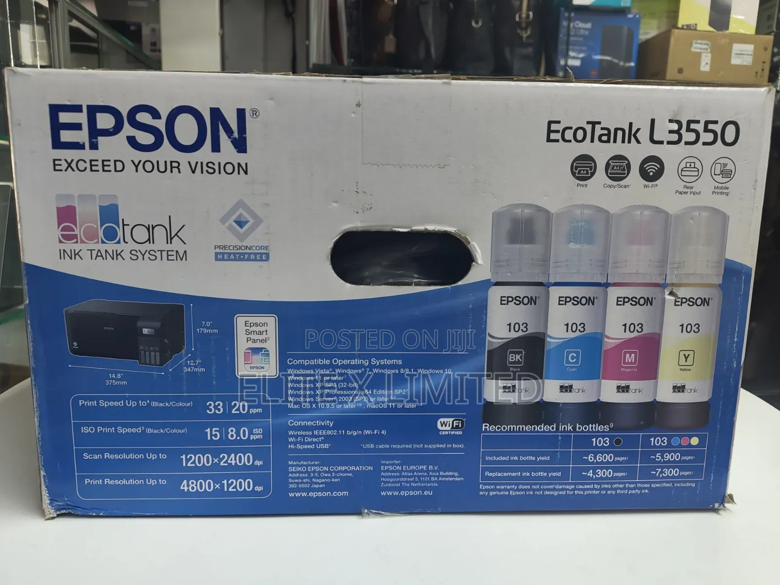 Epson Ecotank L3550 Printer