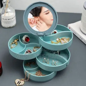 4 Layer Rotating Accessories Storage
