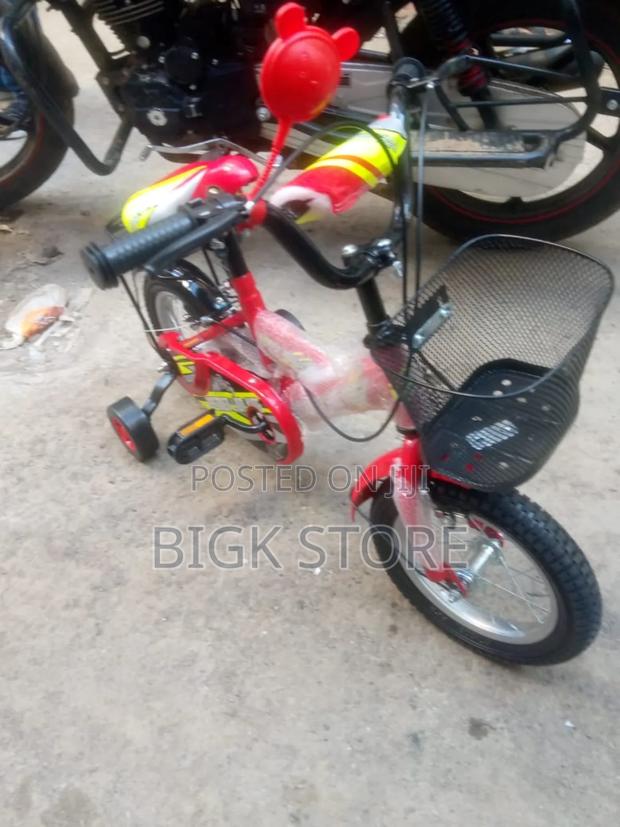 Size 12 Kids Bike, Unisex - thumbnail 3