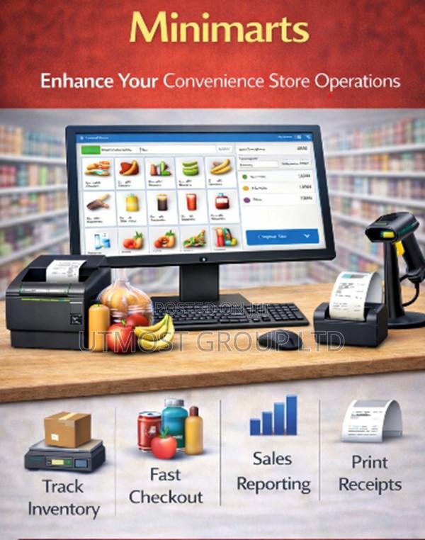 Minimart Pos Software for Retail Shop Sales Management - main view