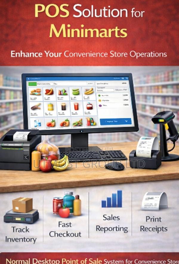 Minimart Pos System for Fast Billing and Stock Control