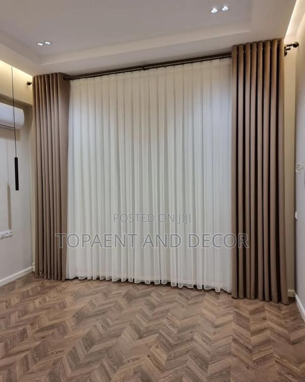 Exquisite Brown Window Curtains - main view