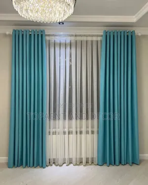 Stunning Turquoise Blue Curtains