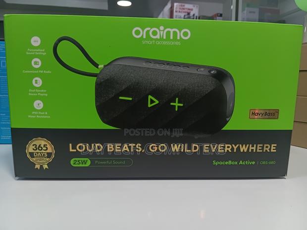 The Oraimo Spacebox Active (Obs-680) Portable Wireless Speaker. - thumbnail 3