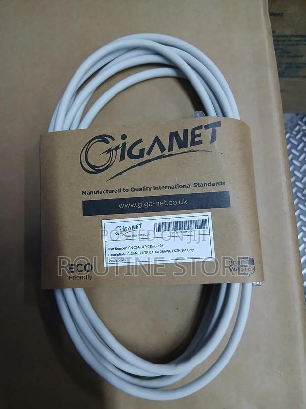 Giganet Cat6a Uutp 3mtr Patchcord - main view