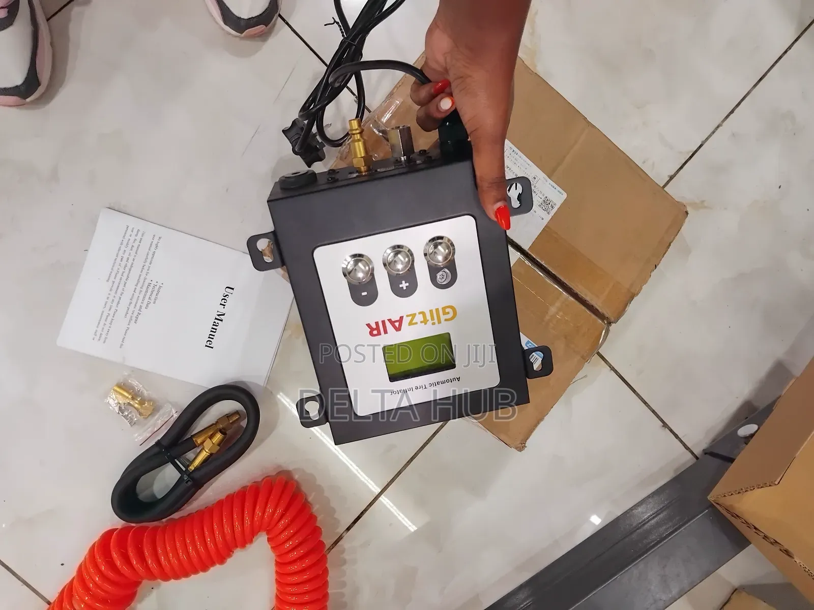 Automatic Digital Tire Inflator Pump With LCD Pressure Display