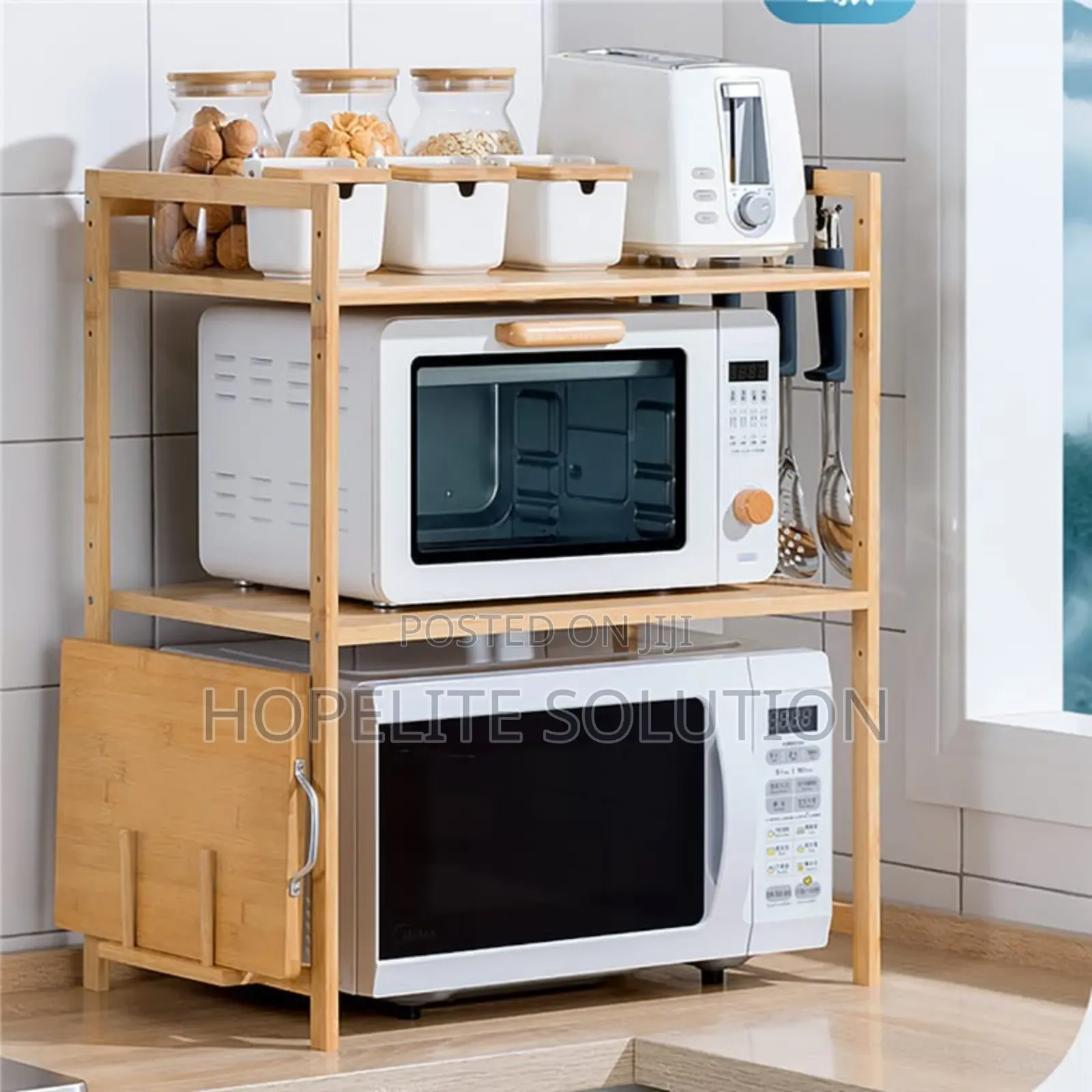 Microwave Organizer Stand