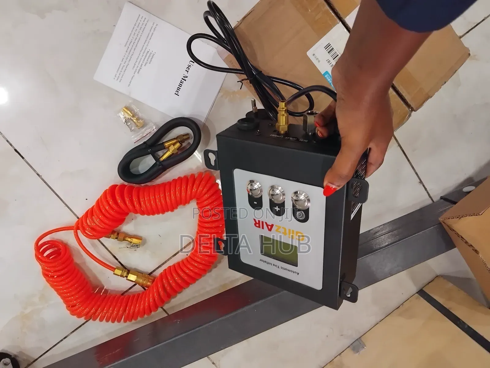 Digital Tire Inflator Device With Accurate Pressure Monitoring