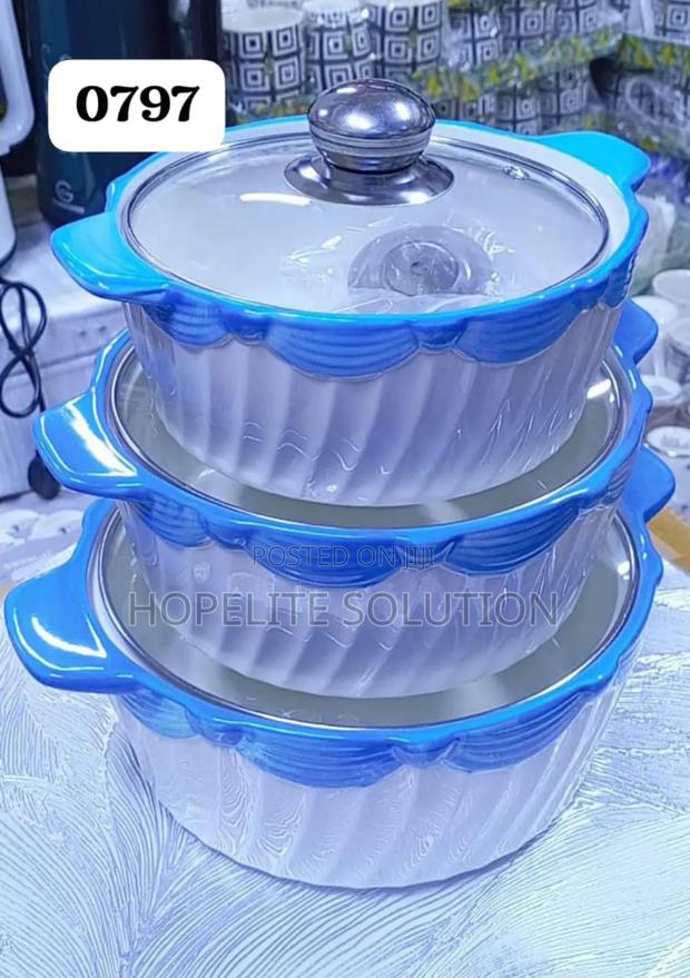 3 Set Ceramic Serving Bowls - thumbnail 2