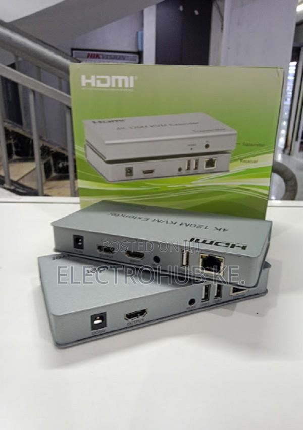 120m Kvm Hdmi Extender Rj45 Ethernet Cat6 Support Usb Mouse