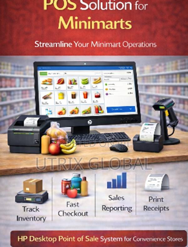 Minimart Shop Pos System With Barcode Billing - main view