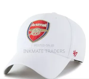 High Quality White Arsenal Fans Caps Available