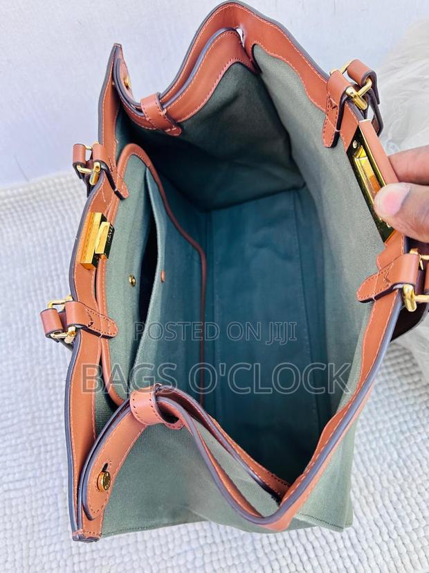 Authentic Fendi Roma Canvas X-Tote Bag - thumbnail 3