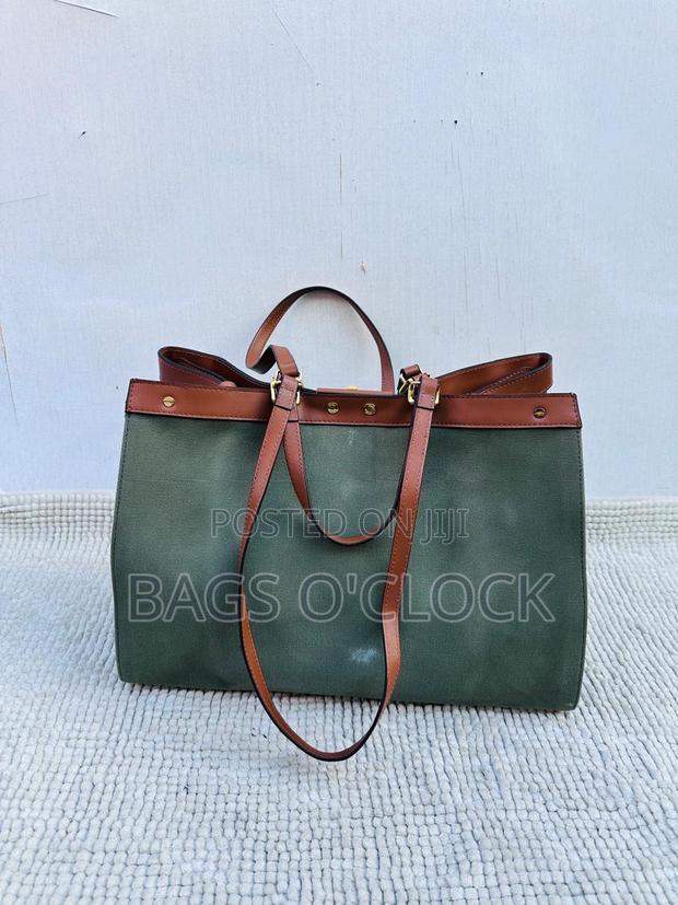 Authentic Fendi Roma Canvas X-Tote Bag - thumbnail 4