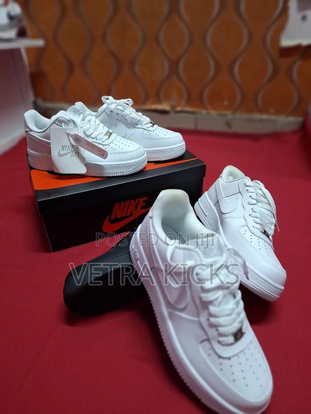 Airforce One Customized All White and Black - thumbnail 2