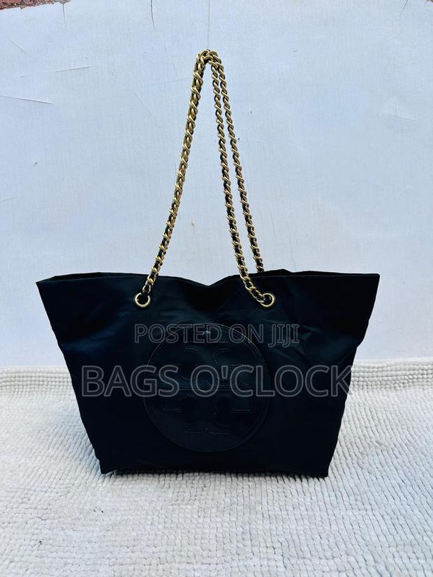 Original Tory Burch Ella Tote Bag With Gold Chain - thumbnail 4