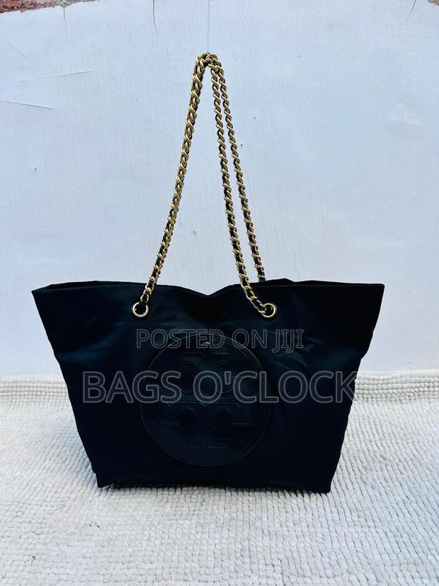 Original Tory Burch Ella Tote Bag With Gold Chain - thumbnail 6
