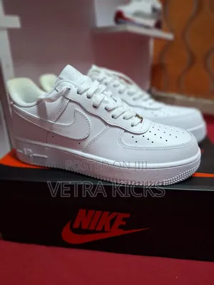 Airforce One All White Sneakers