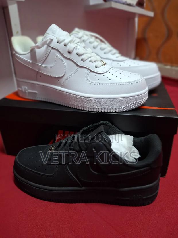 Airforce One All White Sneakers - thumbnail 3