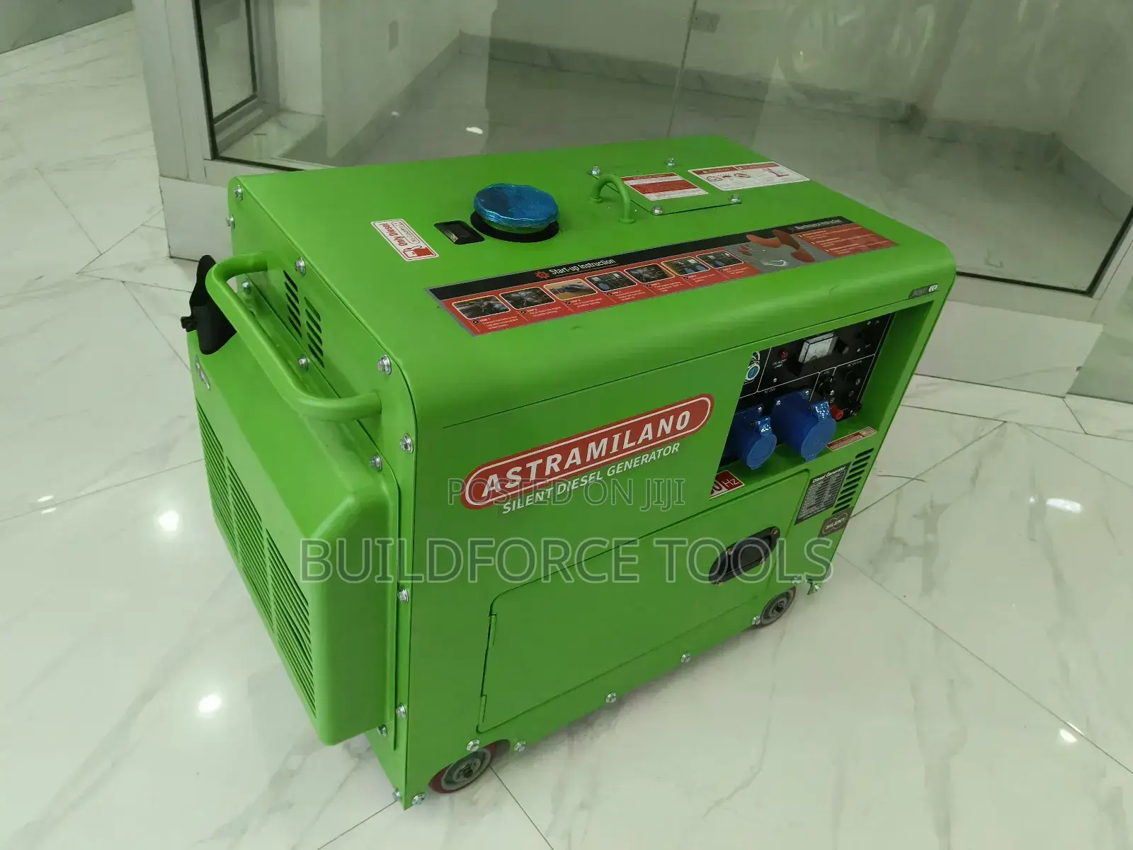Astra Millano Closed Silent Generator Single Phase 10 Kva