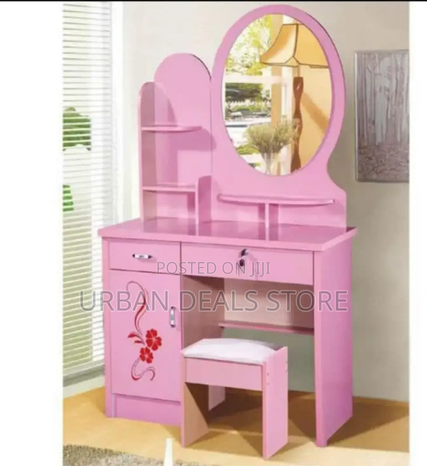 Pink Executive Dressing Table