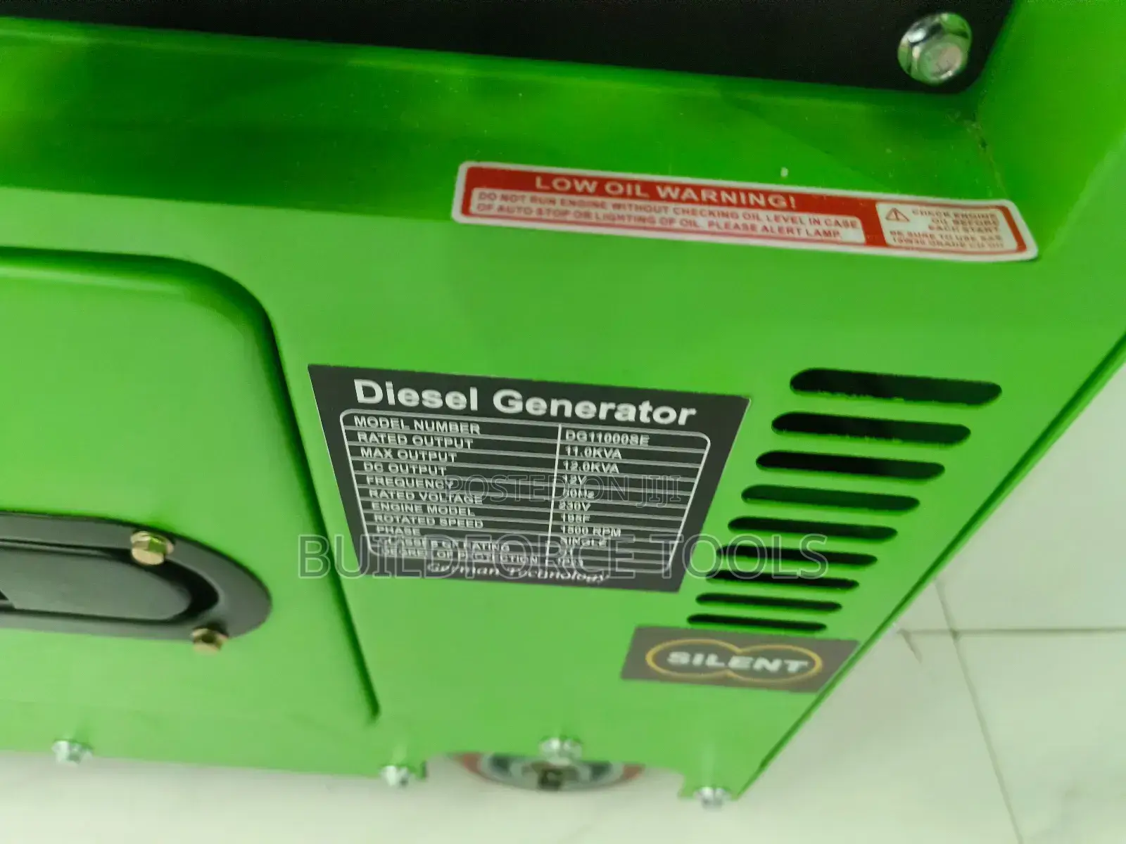 Astra Millano Closed Silent Generator Single Phase 10 Kva