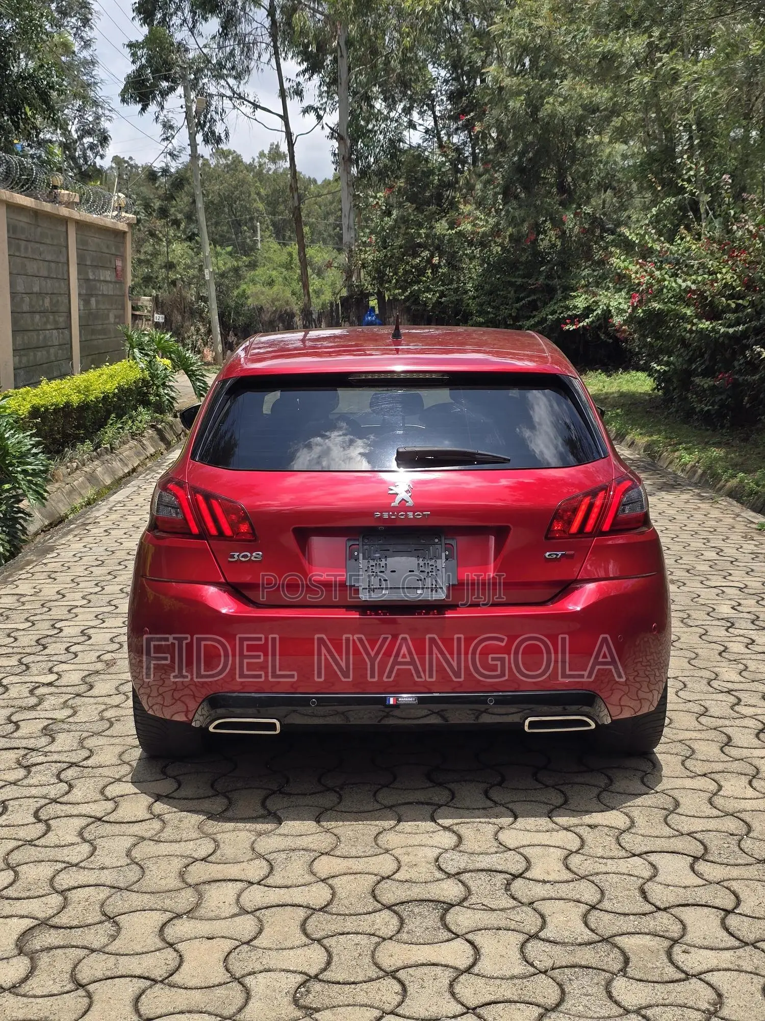 Peugeot 308 2017 Red