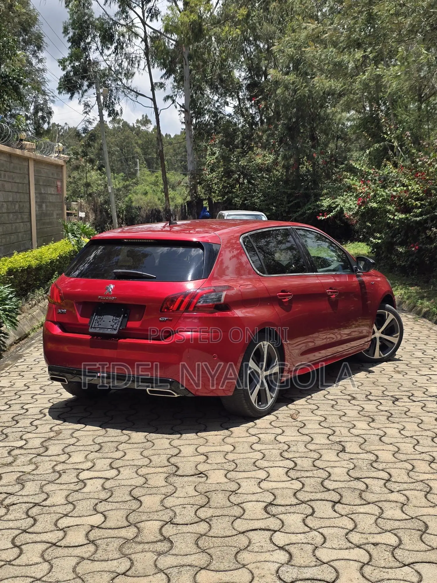 Peugeot 308 2017 Red