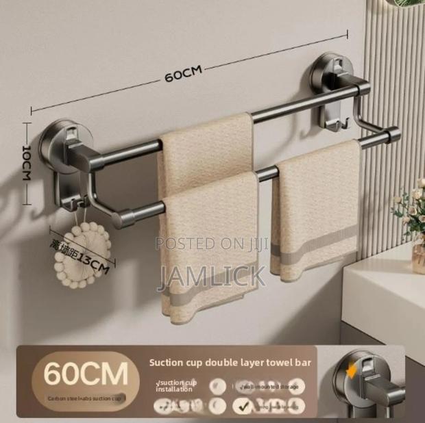 60cm Suction Towel Holder –Av - main view