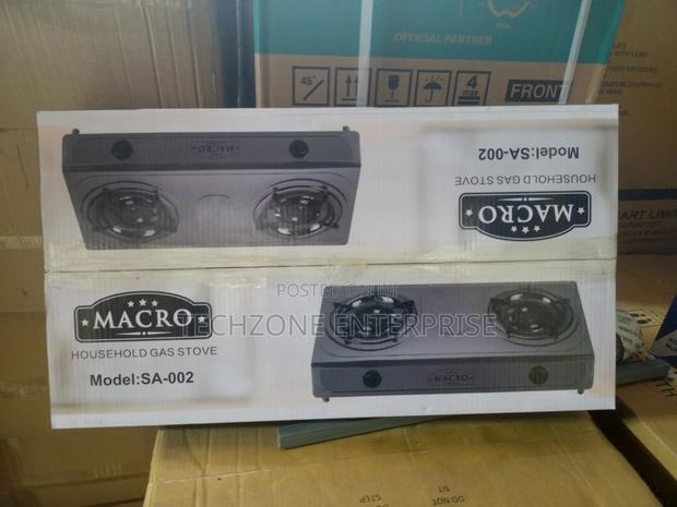 Macro Gas Cooker 2 Burner Stainless Steel With Auto Ignition - main view