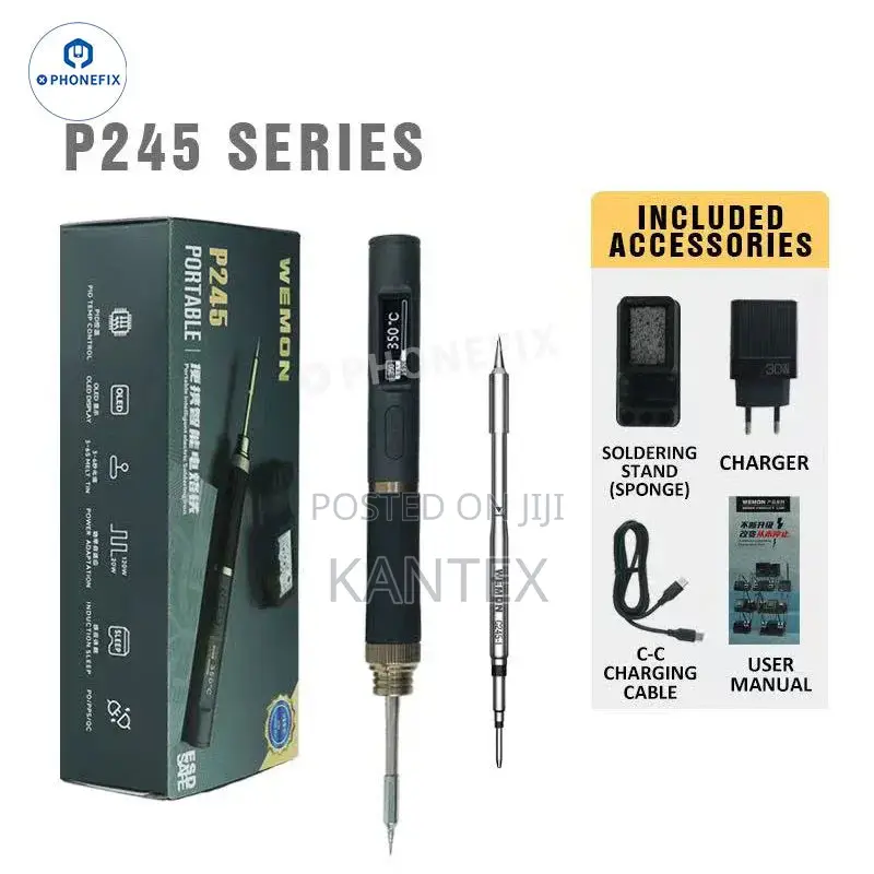 Wenom P12 Portable Intelligent Electric Soldering Iron