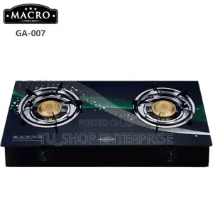 Nunix Macro 2 Burner Glass Cooker – Stylish Efficient Cooking