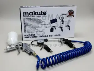 Air Spray Gun Kit/ 5in1 Makute Air Spray Gun