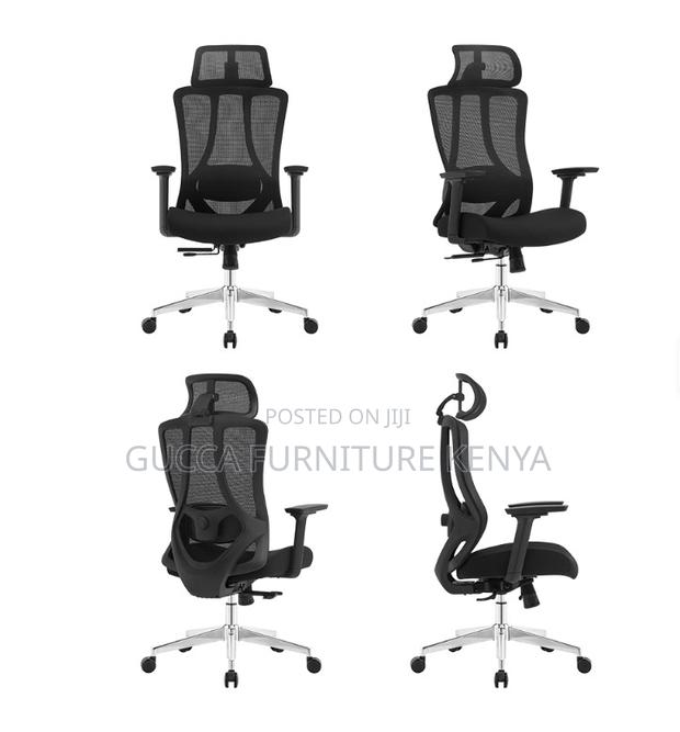 High-back Ergonomic Mesh Computer Chair - thumbnail 2