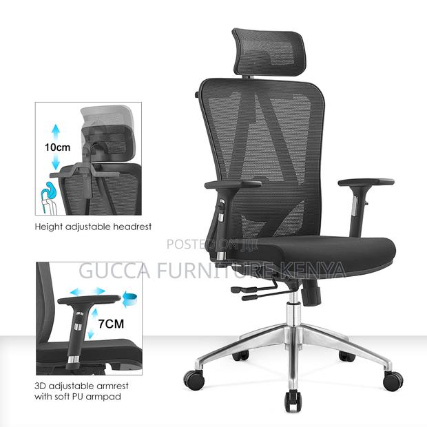 High-back Ergonomic Mesh Computer Chair - thumbnail 9