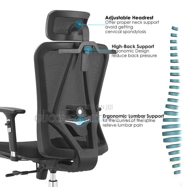 High-back Ergonomic Mesh Computer Chair - thumbnail 10